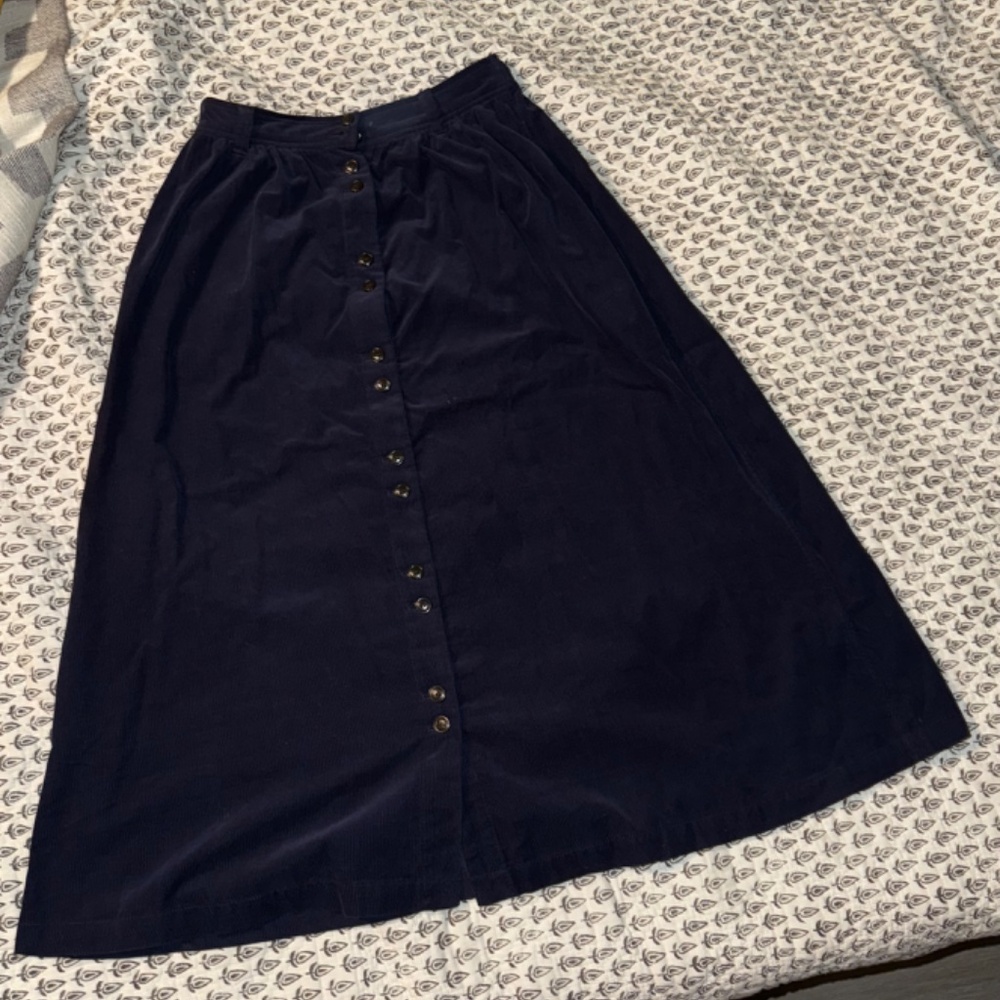 Madewell Corduroy Midi Skirt